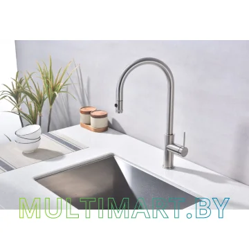 Смеситель Paulmark Galant Ga213077-BS (брашированная сталь) картинка 2